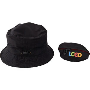 Chapeau de pluie noir non imprimé