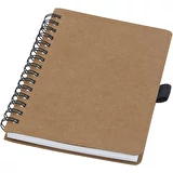 Carnet Cobble A6 à spirales en carton recyclé avec papier de pierre