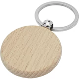 Porte-clés rond Giovanni en bois de hêtre