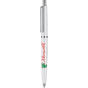 Kugelschreiber CLASSIC , Ritter-Pen, weiss, ABS-Kunststoff, 13,40cm (Länge)