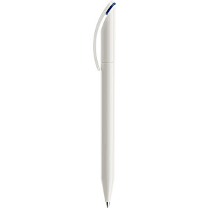 Prodir DS3 TPP Twist Kugelschreiber , Prodir, weiß / blau, Kunststoff, 13,80cm x 1,50cm (Länge x Breite)