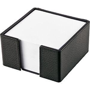 Notizzettelbox , schwarz, Donato Rindleder, 10,50cm x 6,00cm x 10,50cm (Länge x Höhe x Breite)