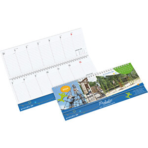 Tisch-Querkalender Signal Bestseller Inkl. 4C-Druck , individuell, Karton, 13,50cm x 30,40cm (Länge x Breite)