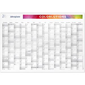 STAEDTLER Lumocolor Jahresplaner Set , Staedtler, grau, Kunststoff, 61,50cm x 7,00cm x 6,50cm (Länge x Höhe x Breite)