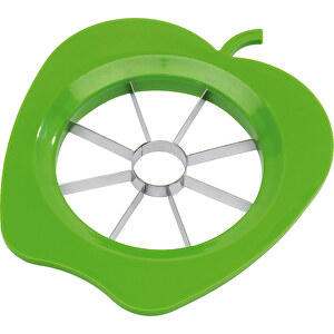 Apfelschneider SPLIT , grün, Edelstahl / Kunststoff, 15,50cm x 2,00cm x 14,00cm (Länge x Höhe x Breite)