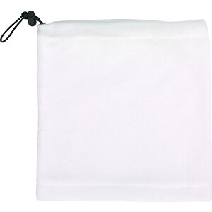 Fleece-Schalmütze VARIOUS , weiß, 100% Polyester, 27,50cm x 27,50cm (Länge x Breite)