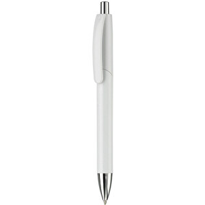 Kugelschreiber Texas Hardcolour , weiß, ABS & Metall, 14,70cm (Länge)