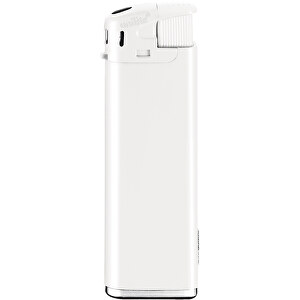 Unilite® U-507 LED 01 Elektronik-Feuerzeug , Unilite, vollfarbe weiß, AS/ABS, 1,10cm x 8,20cm x 2,50cm (Länge x Höhe x Breite)