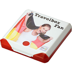 Travelbox 'Fan' , mehrfarbig, Kunststoff, 11,20cm x 2,40cm x 10,40cm (Länge x Höhe x Breite)