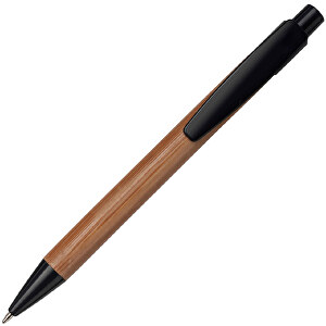 Kugelschreiber Calgary , schwarz, ABS, Bambus, 