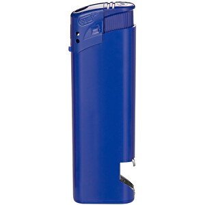 TOM® EB-15 OP 03 Elektronik-Feuerzeug , Tom, blau, AS/ABS, 2,50cm x 8,20cm x 1,10cm (Länge x Höhe x Breite)