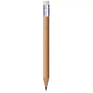 Crayon, naturel, rond, avec gomme