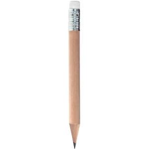 Crayon, naturel, rond, avec gom ...
