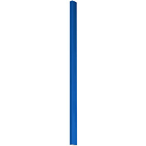 Zimmermannsbleistift, 24 Cm, Eckig-oval , blau, Holz, 24,00cm x 0,70cm x 1,20cm (Länge x Höhe x Breite)