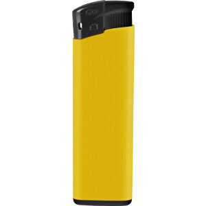GO Fixflame Piezo Feuerzeug , gelb, Kunststoff, 8,00cm x 1,00cm x 2,50cm (Länge x Höhe x Breite)