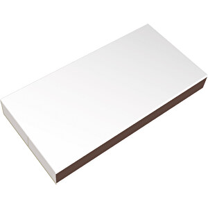 Schachtel 7,0 X 3,5 X 0,8 Cm Mit Zündhölzern + Zahnstochern , weiß, Holz, Karton, 7,10cm x 0,80cm x 3,50cm (Länge x Höhe x Breite)