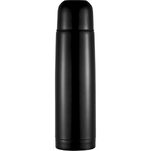 Isolierflasche Mono , schwarz, Edelstahl, PP, 24,50cm (Höhe)