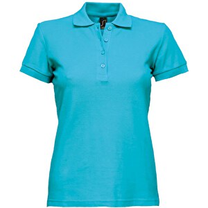 Ladies Polo People 210 , Sol´s, atoll blau, 100 % Baumwolle, S, 