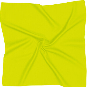 Tuch, Polyester Twill, Uni, Ca. 90x90 Cm , gelb, Polyester Twill, 90,00cm x 90,00cm (Länge x Breite)