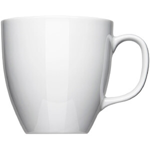 Kaffee Jumbo Werbetasse Form 153 , Mahlwerck Porzellan, weiß, Porzellan, 11,50cm (Höhe)