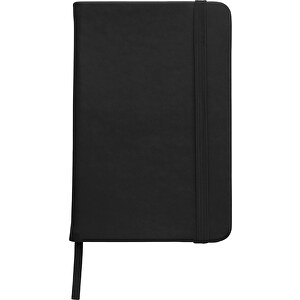 Notizbuch Pocket , schwarz, Karton, Papier, PU, 14,10cm x 1,60cm x 9,00cm (Länge x Höhe x Breite)
