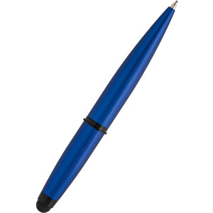 2-in-1 Stift CLIC CLAC-TORNIO BLUE , ClicClac, blau, Aluminium, 12,70cm x 1,30cm x 1,60cm (Länge x Höhe x Breite)