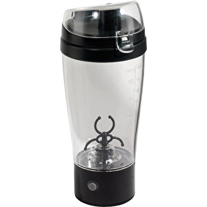 Elektrischer Shaker CURL , schwarz, transparent, Kunststoff / Polyacryl / Silikon, 22,00cm (Höhe)