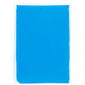 Ziva Einweg Regenponcho Mit Hülle , royalblau, PE Kunststoff, 15,80cm x 1,00cm x 10,70cm (Länge x Höhe x Breite)