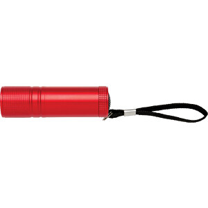 COB Taschenlampe, Rot , rot, Aluminium, 2,50cm x 8,50cm (Länge x Höhe)