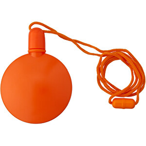 Blubbler Runder Seifenblasenspender , orange, PE Kunststoff, 8,30cm x 7,00cm (Höhe x Breite)