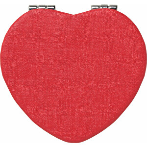 Glow Heart , rot, PU, 6,50cm x 0,50cm x 6,50cm (Länge x Höhe x Breite)