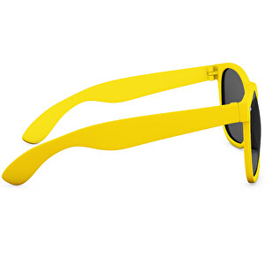 SunShine Soft-Touch - UV 400 , Promo Effects, gelb Soft-Touch, Rahmen aus Polycarbonat und Glass aus AC, 14,50cm x 4,80cm x 15,00cm (Länge x Höhe x Breite)