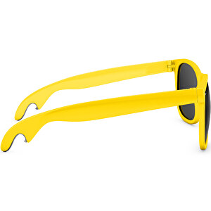 SunShine Cheers Glänzend - UV 400 , Promo Effects, gelb glänzend, Rahmen aus Polycarbonat und Glass aus AC, 14,50cm x 4,80cm x 15,00cm (Länge x Höhe x Breite)