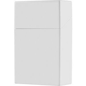 ZORR Zigarettenbox Rubber , weiß, Kunststoff, 9,70cm x 3,00cm x 6,30cm (Länge x Höhe x Breite)