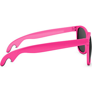 SunShine Cheers Glänzend - UV 400 , Promo Effects, pink glänzend, Rahmen aus Polycarbonat und Glass aus AC, 14,50cm x 4,80cm x 15,00cm (Länge x Höhe x Breite)