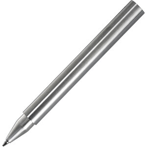 Kugelschreiber CLIC CLAC-PONTEVEDRA SILVER , ClicClac, silber, Edelstahl, 11,20cm x 1,10cm x 1,10cm (Länge x Höhe x Breite)