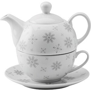 Sondrio Tea , grau, Keramik, 15,30cm x 14,80cm x 15,30cm (Länge x Höhe x Breite)