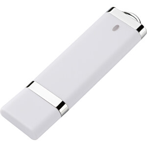 USB STICK BASIC 2 GB , Promo Effects MB , weiß MB , 2 GB , Kunststoff MB , 3 - 10 MB/s MB , 7,40cm x 0,70cm x 2,00cm (Länge x Höhe x Breite)