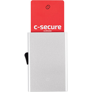 C-Secure RFID Kartenhalter , silber, Metall, 9,50cm x 0,80cm x 6,10cm (Länge x Höhe x Breite)