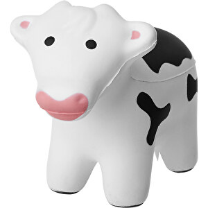 Attis Antistress Kuh , weiß, schwarz, PU Kunststoffschaum, 11,50cm x 9,00cm x 5,50cm (Länge x Höhe x Breite)