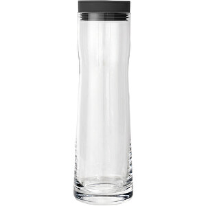 Wasserkaraffe -SPLASH- Magnet , Blomus, magnet, Edelstahl poliert, Glas klar, Silikon, 9,00cm x 29,50cm x 9,00cm (Länge x Höhe x Breite)