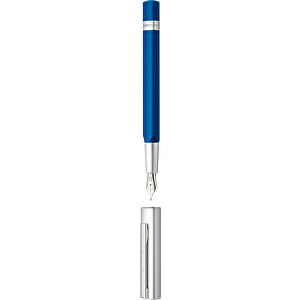STAEDTLER TRX Füllhalter , Staedtler, blau, Aluminium, 16,00cm x 3,50cm x 3,00cm (Länge x Höhe x Breite)