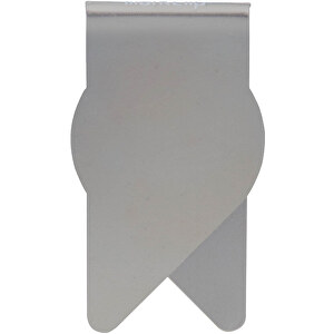 Büroklammer Wingclip Shape 4 , silber, Rostfrei Federbandstahl, 2,90cm x 1,70cm (Länge x Breite)