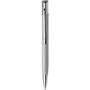 OLAF SOFT. Kugelschreiber Aus Aluminium , satinsilber, Aluminium, 0,18cm (Höhe)