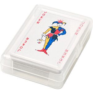 Kartenspiel Ace , rot, PET, Papier 300 g/m², 8,70cm x 1,60cm x 5,70cm (Länge x Höhe x Breite)