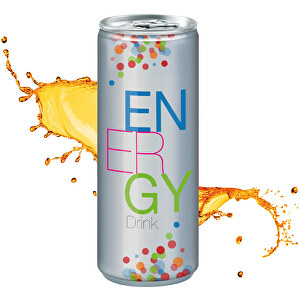 Energy Drink, Fullbody Transp. , Aluminium, Folie, 5,30cm x 13,50cm x 5,30cm (Länge x Höhe x Breite)
