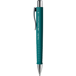 Kugelschreiber Poly Ball XB Emerald Gruen , Faber-Castell, grün, Kunststoff, 13,50cm x 1,30cm x 1,80cm (Länge x Höhe x Breite)