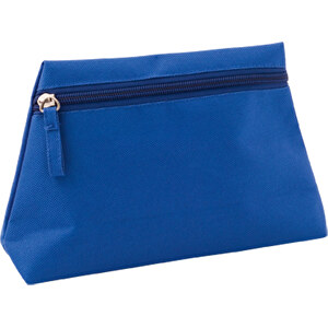 Kosmetik Tasche BRITNEY , blau, Polyester 6D, 22,00cm x 6,00cm x 14,00cm (Länge x Höhe x Breite)