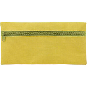 Federmappe TAGE , gelb, Polyester 6D, 22,00cm x 11,50cm (Länge x Breite)