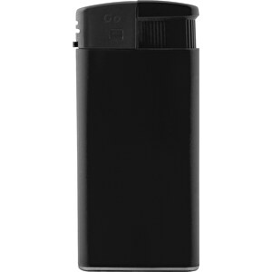 GO XL Matt Piezo Feuerzeug , schwarz, Kunststoff, 7,90cm x 0,90cm x 3,50cm (Länge x Höhe x Breite)